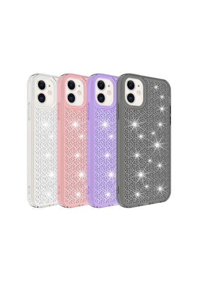 Zore İphone 11 Uyumlu Aihttgli Parlak Tasarımlı Ogaa Snow Kılıf-pembe