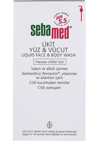 Yüz Ve Vücut Temizleyici Likit 1000 Ml