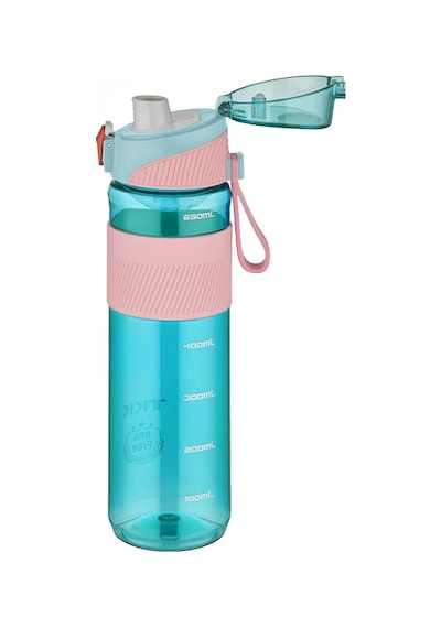 Tkk 700ml Pipetsiz Taşıma Askılı Süzgeçli Kilitlenebilir Kapak Su Matarası Turkuaz 0