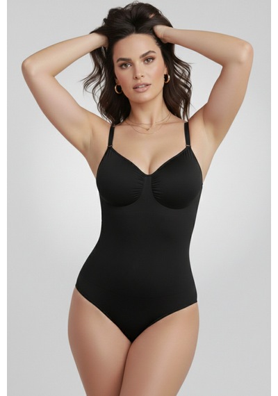 Mistirik Mimola Model 3 Bölge Etkili Örmekumaş Yapılı String Body Siyah Renk042
