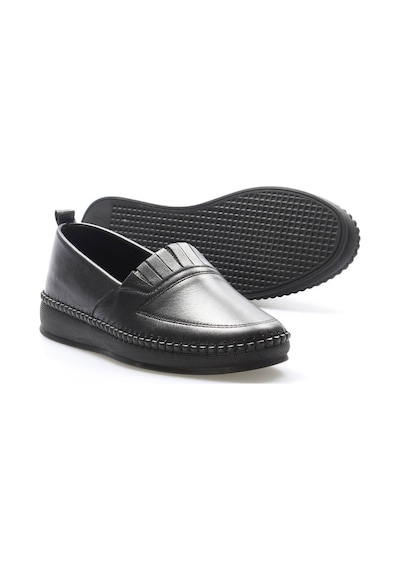 Fast Step Hakiki Deri Kadın Casual Ayakkabı 164za2010 Siyah