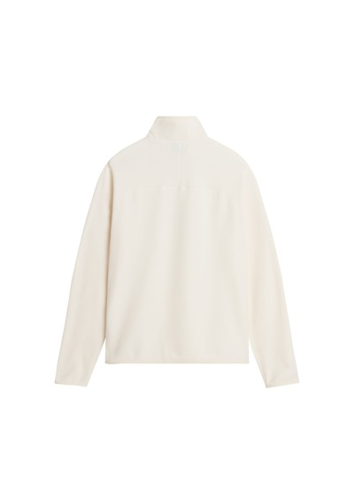 The North Face M Glacıer 1/4 Zıp - Embroıdered Logo Erkek Sweatshirt Nf0a8hrwqlı1 Beyaz
