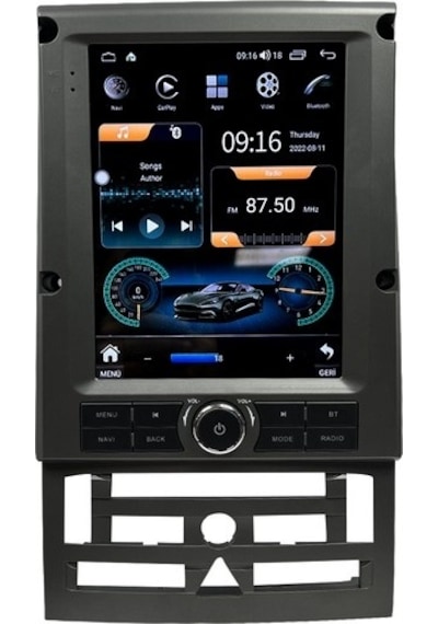 Celali Tuning Peugeot 407 Android 12 Carplay Navigasyon Tesla Multimedya - 2gb Ram 32gb Hdd