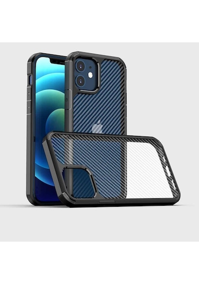 Apple Uyumlu iPhone 12 Mini Kılıf Zore Inoks Fiber Yüzey Tasarım Kılıf