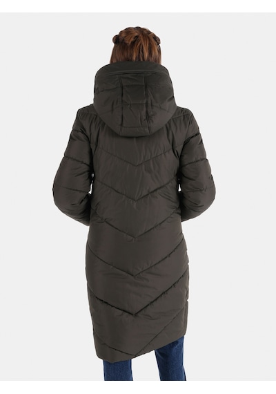Colin's Colins Regular Fit Yeşil Kadın Kaban Cl1065793 Haki