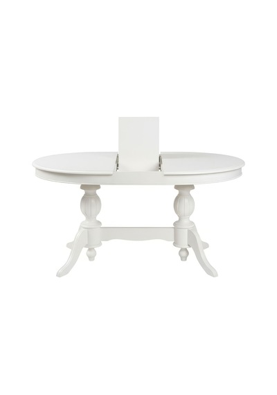 Lindon Çift Baba Ayaklı Açılır Masif Ahşap Oval Yemek Masası 100x170 Beyaz Lindon Çift Baba Ayaklı Açılır Masif Ahşap Oval Yemek Masası 100x170 Beyaz
