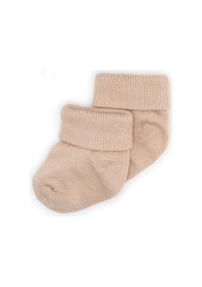 Novibaby 2'li Bambu Bebek Çorap I Beige I 0 6 Ay I Bej Yenidoğan Bebek Çorabı Çok Renkli