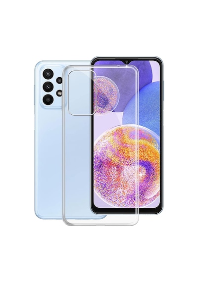 Samsung Galaxy Uyumlu A23 1mm Süper Silikon Şeffaf Kapak