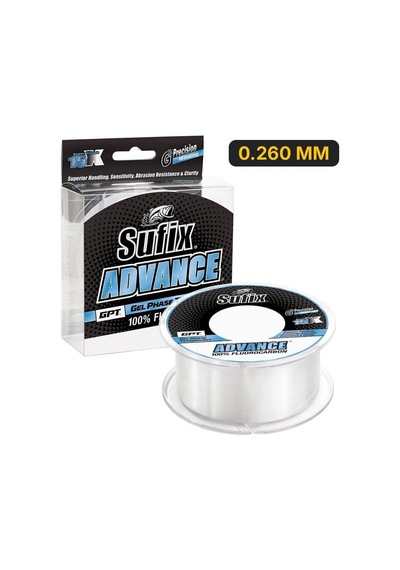 Sufix Advance Fluorocarbon Olta Misinası 91mt 0.260 MM
