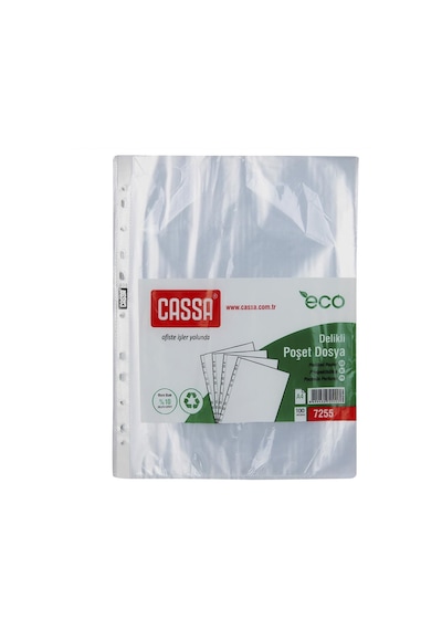 Cassa 7255 Eco Delikli Poşet Dosya