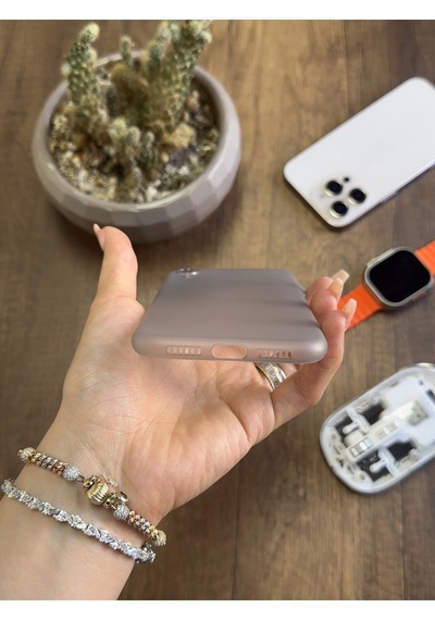 Apple iPhone Xr Uyumlu Süper İnce Mat Ultra Thin Silikon Kılıf Gri