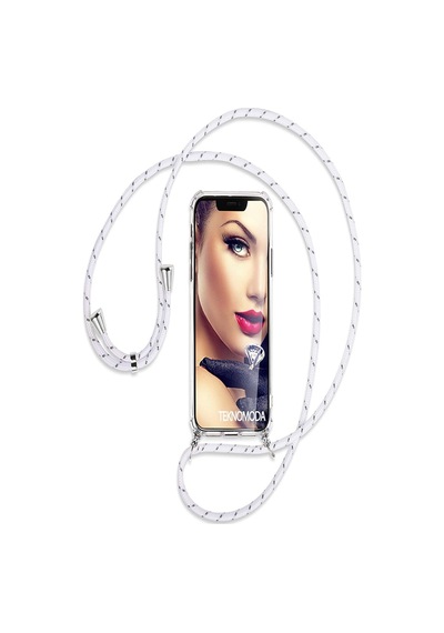 Teknomoda Apple Uyumlu iPhone Se 2020 Seffaf Boyun Omuz Askili Ipli Kilif 378746222