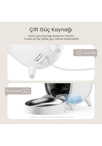 Petfit Meow Pure 3l Wi-fi Kameralı Akıllı Otomatik Kedi Köpek Mama Kabı Besleme Ünitesi Sesli Komut+çelik Kase+app Kontrol Petfit Meow Pure 3l Wi-fi Kameralı Akıllı Otomatik Kedi Köpek Mama Kabı Besleme Ünitesi Sesli Komut+çelik Kase+app Kontrol