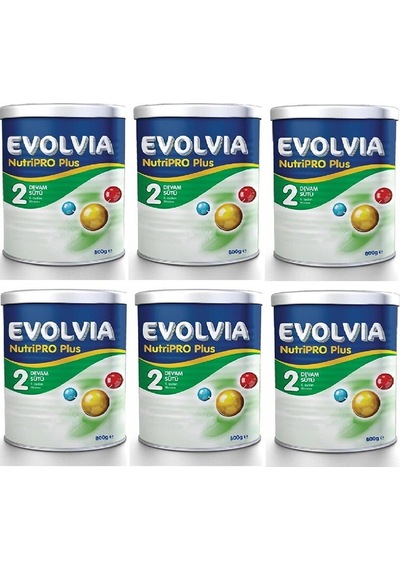 Evolvia Nutripro Plus 2 Devam Sütü 800 gr 6 Adet