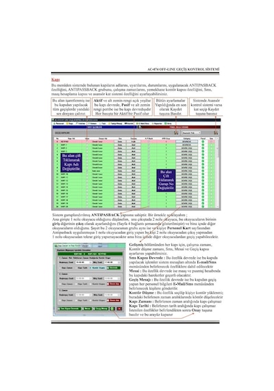 Electrosec Ac-074eth Güvenlik Amaçlı Off-line Ve Online Kartlı Geçiş Sistemi