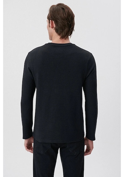 Mavi Erkek T Shirt 064622-21842 Siyah Siyah