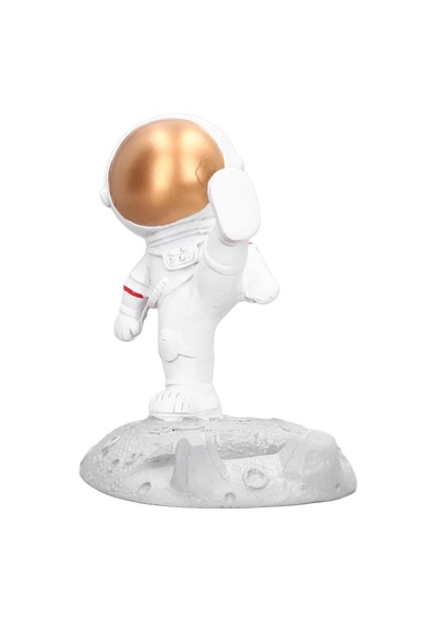 Astronot Cep Telefonu Tutucu, Evrensel Reçine Astronot Tablet Cep Telefonu Tutucu, Tüm Cep Telefonu, Tablet Ve Diğer Ekran Modelleri İçin Uygundur Açık