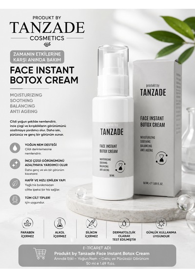 Produkt By Tanzade Yoğun Nemlendirici Yüz Kremi 50 Ml Pürüzsüz Görünüm Destekleyici Bakım Kremi