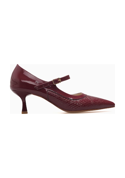 Kuum Kadın Stiletto Ayakkabı 26k K145-25766 Bordo