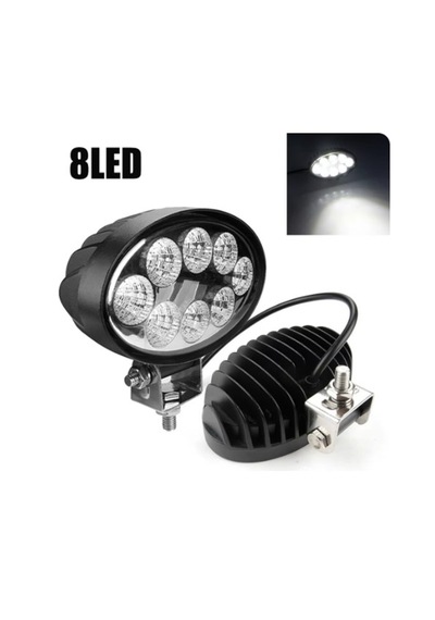 8 Power Ledli Oval 9-60 Volt 24w Ip67 Çalışma Lambası