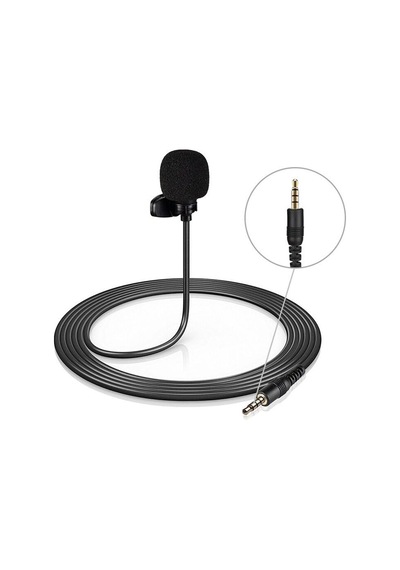 Lexroo 4 Pin 3.5 Mm Telefon Bilgisayar Kamera İçin Yaka Mikrofonu