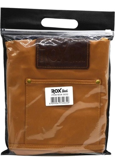 Rox Wood Kanvas Deri Marangoz Önlüğü Sarı