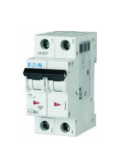 Eaton Pl6-c4/2 Minyatür Devre Kesici - 6ka - C Eğrisi - 2x4a