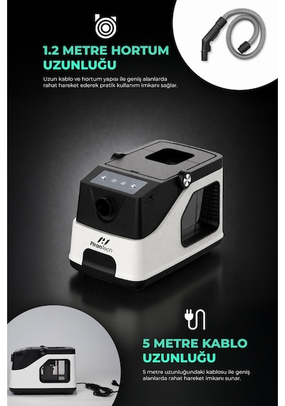 Kt-503 Premium Koltuk & Halı Yıkama Makinesi 800w 17 Kpa