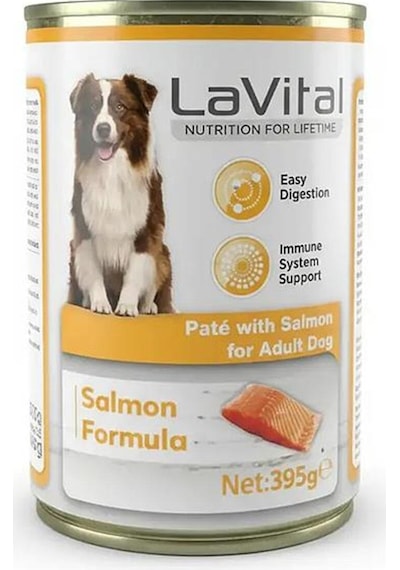 La Vital Lavital Somonlu Ezme Yetişkin Köpek Konservesi 395gr