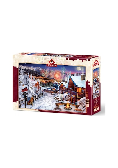 Art Puzzle 1000 Parça Kış Eğlencesi Puzzle