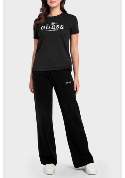 Guess Bayan T Shirt V6rı06 Kd741 Jblk Siyah Siyah Guess Bayan T Shirt V6rı06 Kd741 Jblk Siyah Siyah