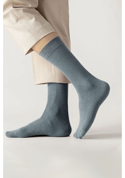Kral Socks Erkek Yazlık Bambu Soket Uzun 8 Çift Karma Renkli Çorap Asorti