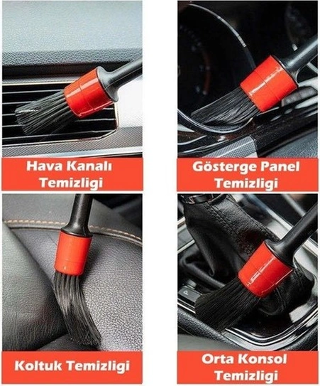 Araba Temizlik Detay Fırçası 5li Set 5256