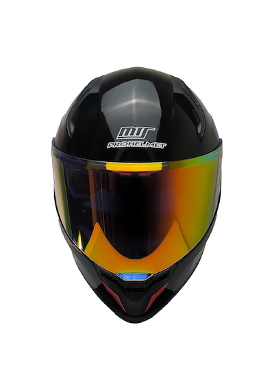 Mts Ece 22.R06 Güneş Vizörlü Full Face Motosiklet Kaskı Parlak Siyah