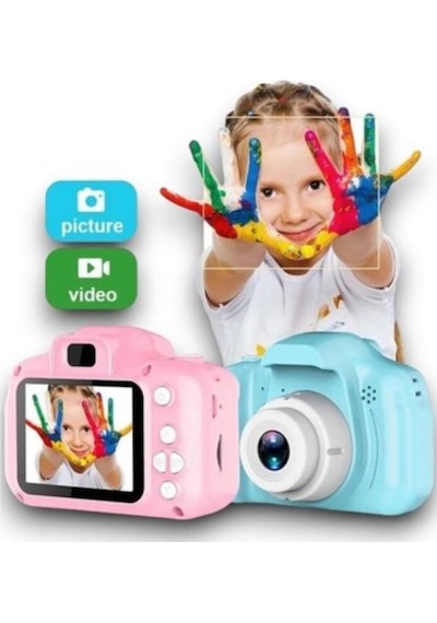Mavi - 223 - Hd Tnabilir Mini Kamera Video Kayıt Ve Fotoğraf - Csmo-tex - Çekim Özellikli