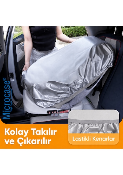 Microcase Universal Oto Çocuk Bebek Koltuğu Güneşlik Kir Toz Güneş Koruyucu Kılıf Al5641
