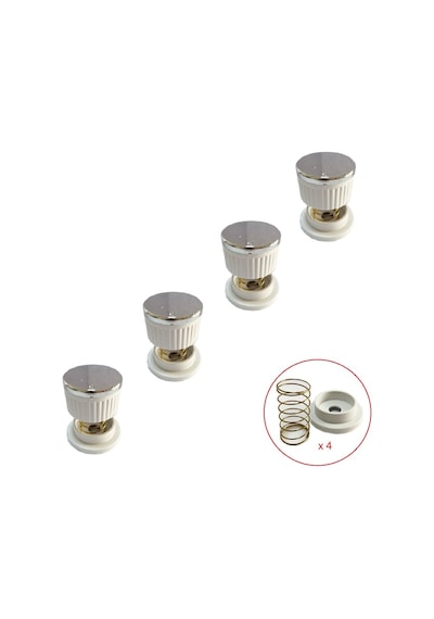 Luxell Uyumlu Düğme 4 Lü Ankastre Set Üstü Ocak Düğmesi Yaylı - 551842917