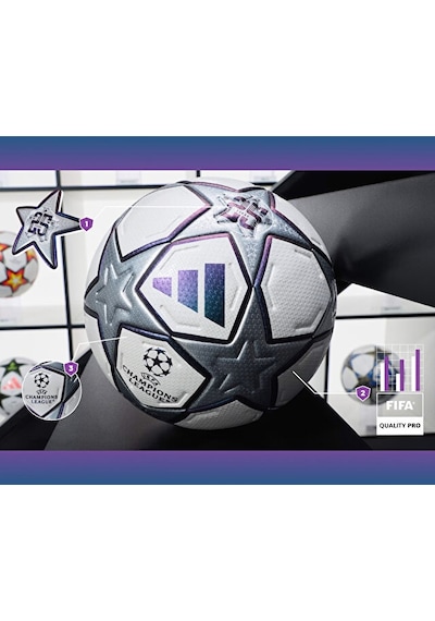 Adidas Uefa Champions League Pro 3rd Top Futbol Topu Jy8891 Beyaz Beyaz