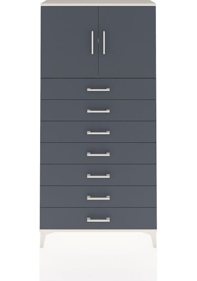 Arges Dolap 2 Raflı 7 Çekmeceli 2 Kapaklı 88x30x182 Aytaşı-an... Aytaşı