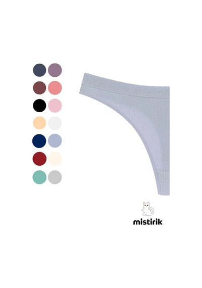 Mistirik Paulo Model Fitilli Esnek Kumaş String Tanga Lila Renk Lila