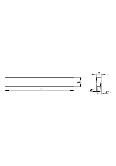 Fett 6x25 1'' X160mm Pld Dın4964e Hss Trapez Kesitli Kesme Kalemi