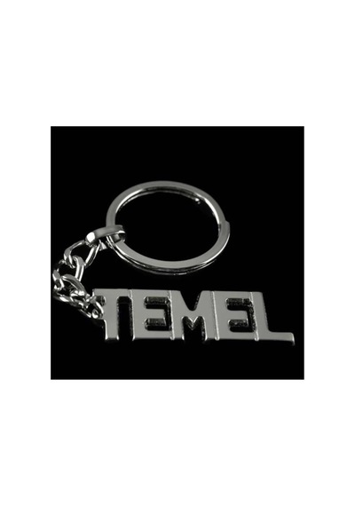Temel İsimli Anahtarlık Gümüş