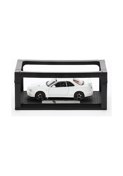 1:24 Ölçek Sesli Işıklı 4 Kapısı Kaput Ve Bagajı Açılan Stantlı Model Araç Gtr Beyaz