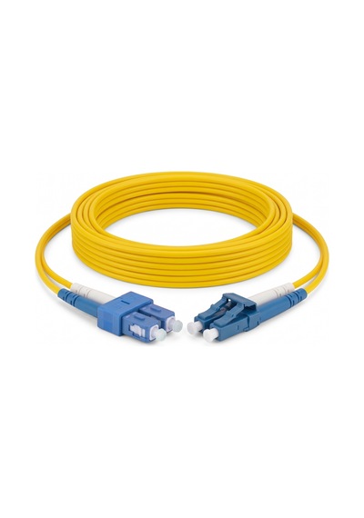 Alfafonet Sc/upc-lc/upc Singlemode Dupleks 10 Metre Fiber Patch Cord
