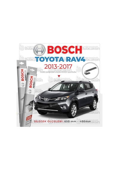 Toyota Uyumlu Rav4 Muz Silecek Takımı 2013-2017 Bosch Aeroeco N11.3838