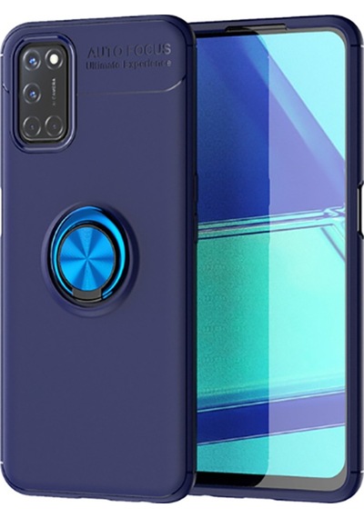 Oppo Reno A72 Kılıf Yüzüklü Magnetli Ravel Case