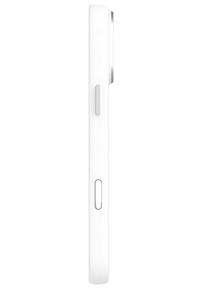 İphone 16 Pro Max Uyumlu Magsafe Özellikli Vegan Deri Kılıf - Renk Değiştiren Isı Sensörü - A16 Beyaz