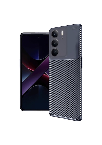 Realme C75 4g Uyumlu Auto Focus Karbon Kapak - Lacivert