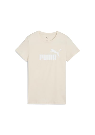 Puma 68237187 Ess No. 1 Logo Tee Kadın Spor Tişört Krem