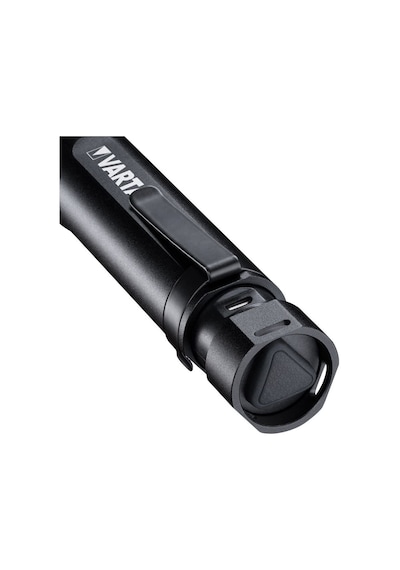 Varta Night Cutter F20R Şarjlı Led El Feneri Siyah